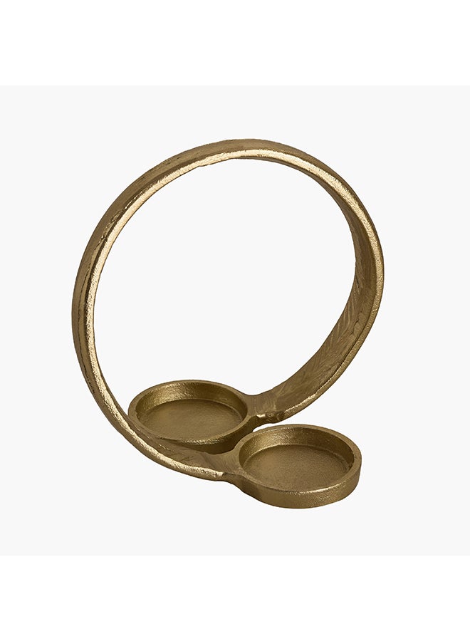 Home Box Gold Decorative T-Light Holder for Home - Image 5